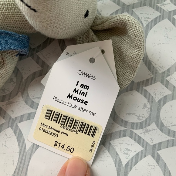 Jellycat London Mini Mouse Him - Picture 3 of 3